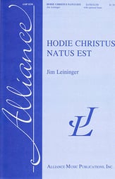 Hodie Christus Natus Est SATB/SATB choral sheet music cover